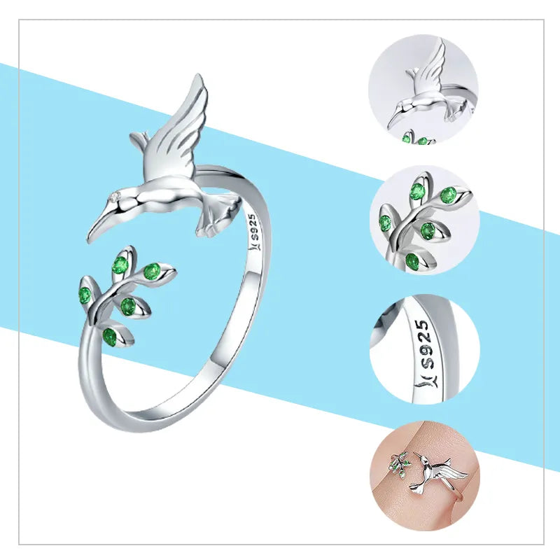 Anillos Ajustables de Plata distintos Modelos.