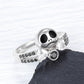 Anillo De Plata, sólo Talla 7, Con Diseño El Extraño Mundo De Jack.