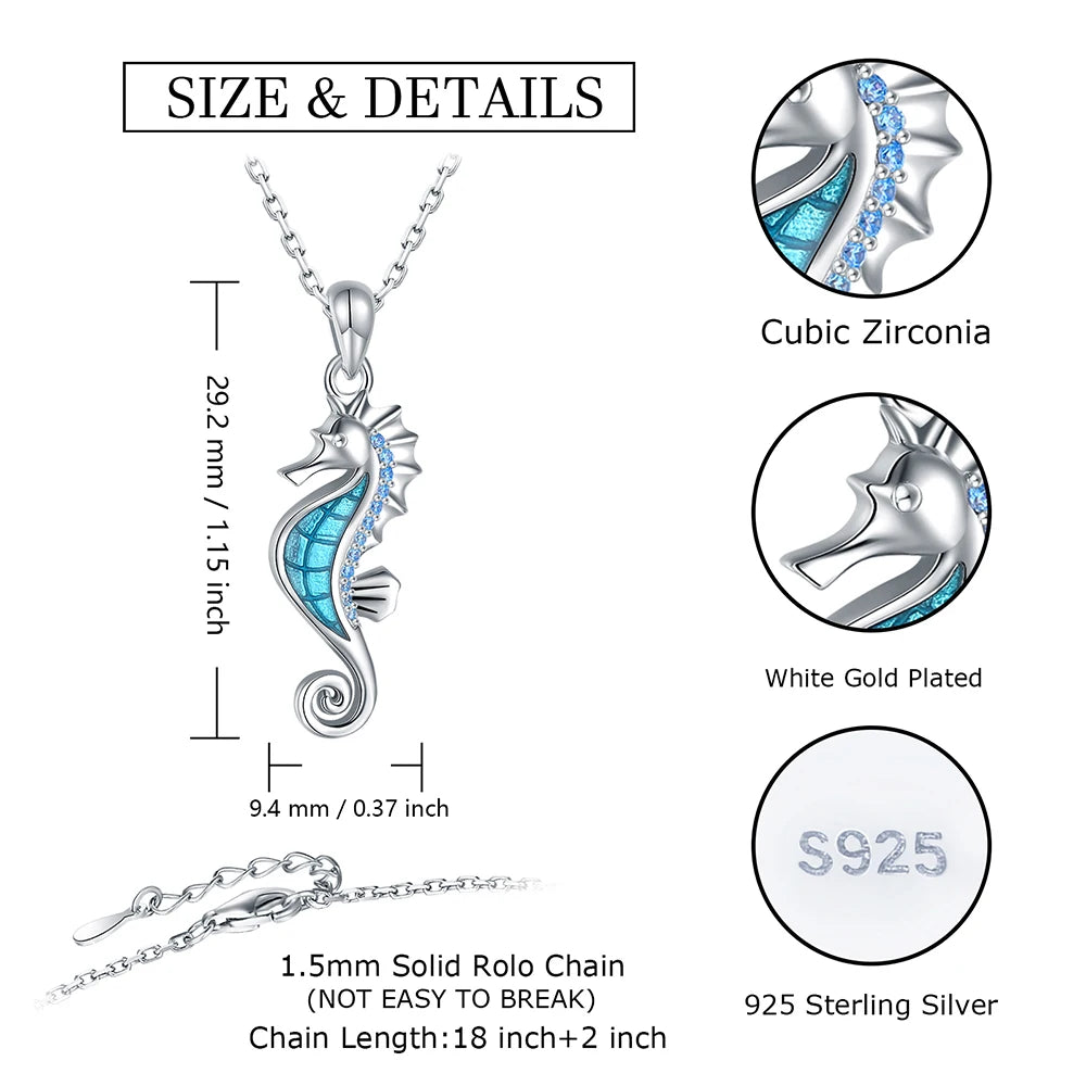 Collar de Caballito De Mar De Plata.