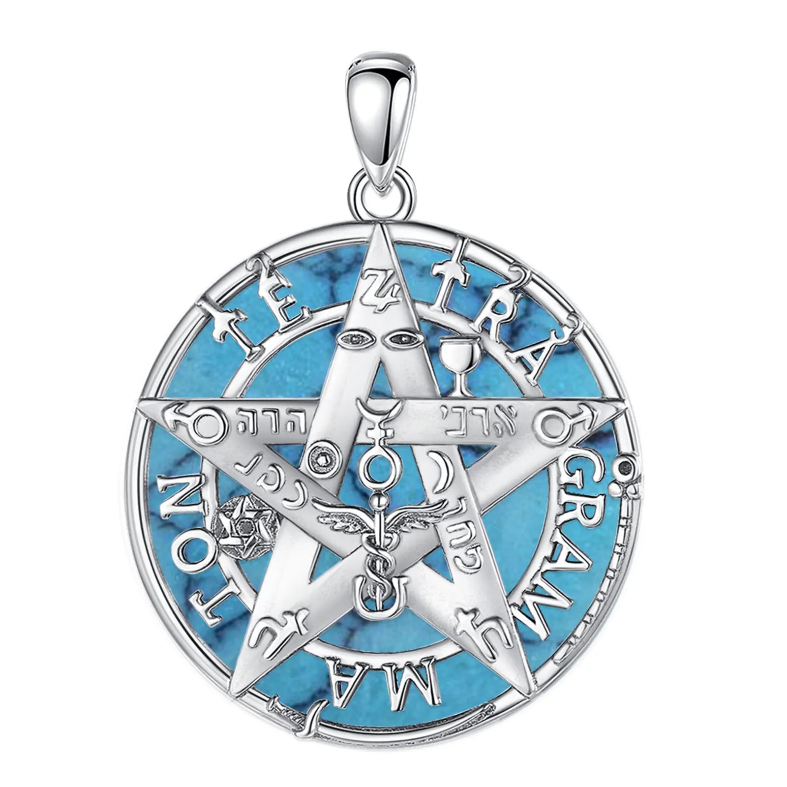Colgante De Plata, Diseño Variados Tetragrammaton