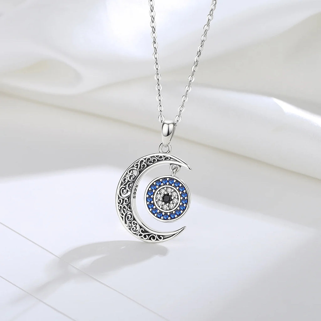 Colgante De Plata De Media Luna Y Sol Variados Diseños.