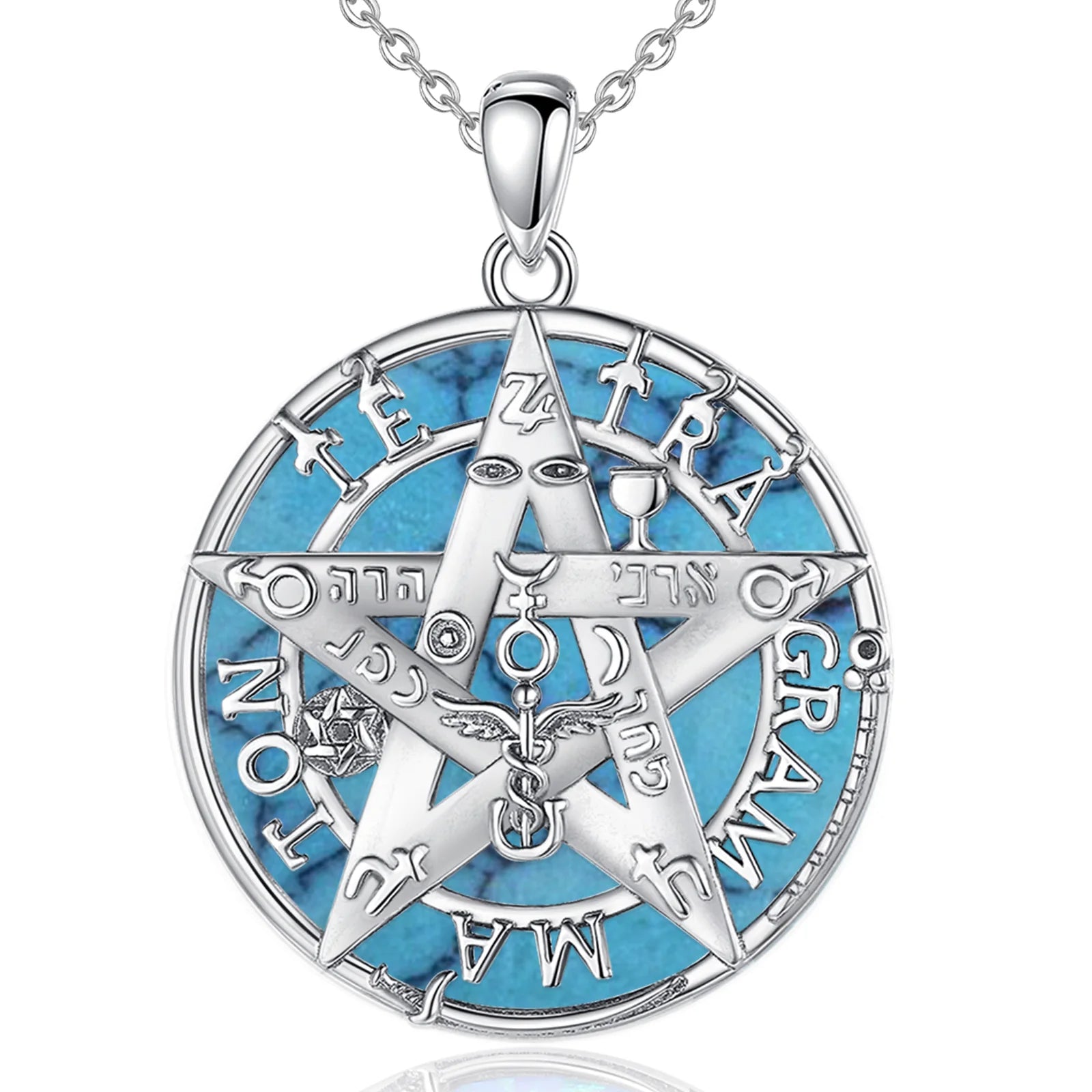 Colgante De Plata, Diseño Variados Tetragrammaton
