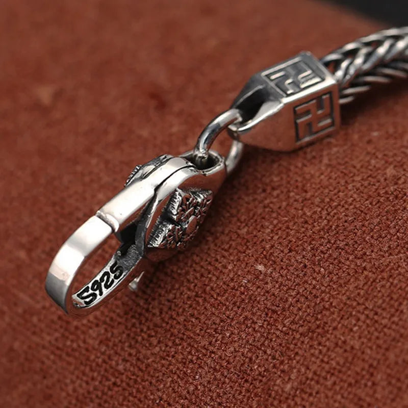 Pulsera Cola de Zorro de plata.