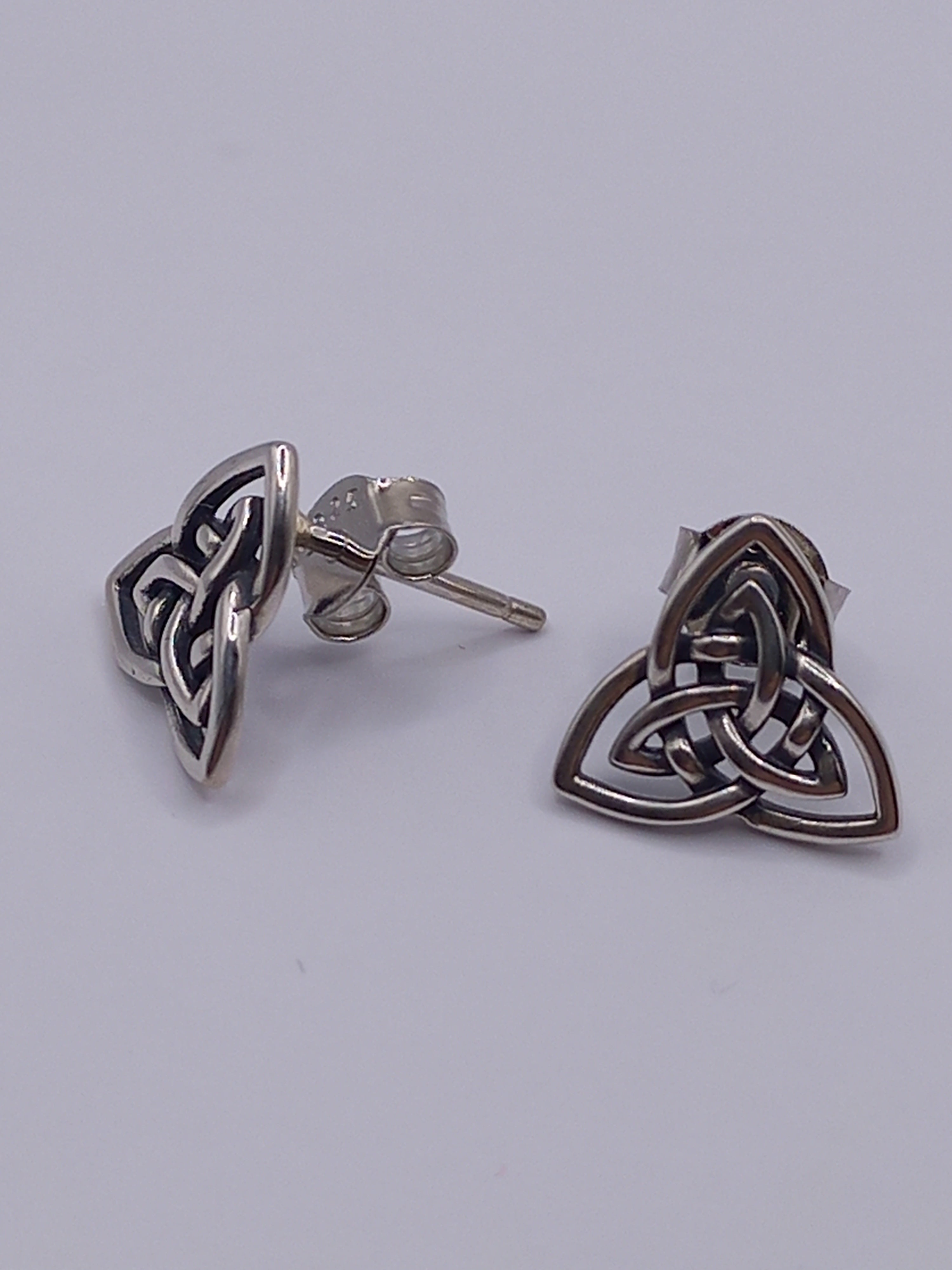 Aros Triqueta Celta de Plata.