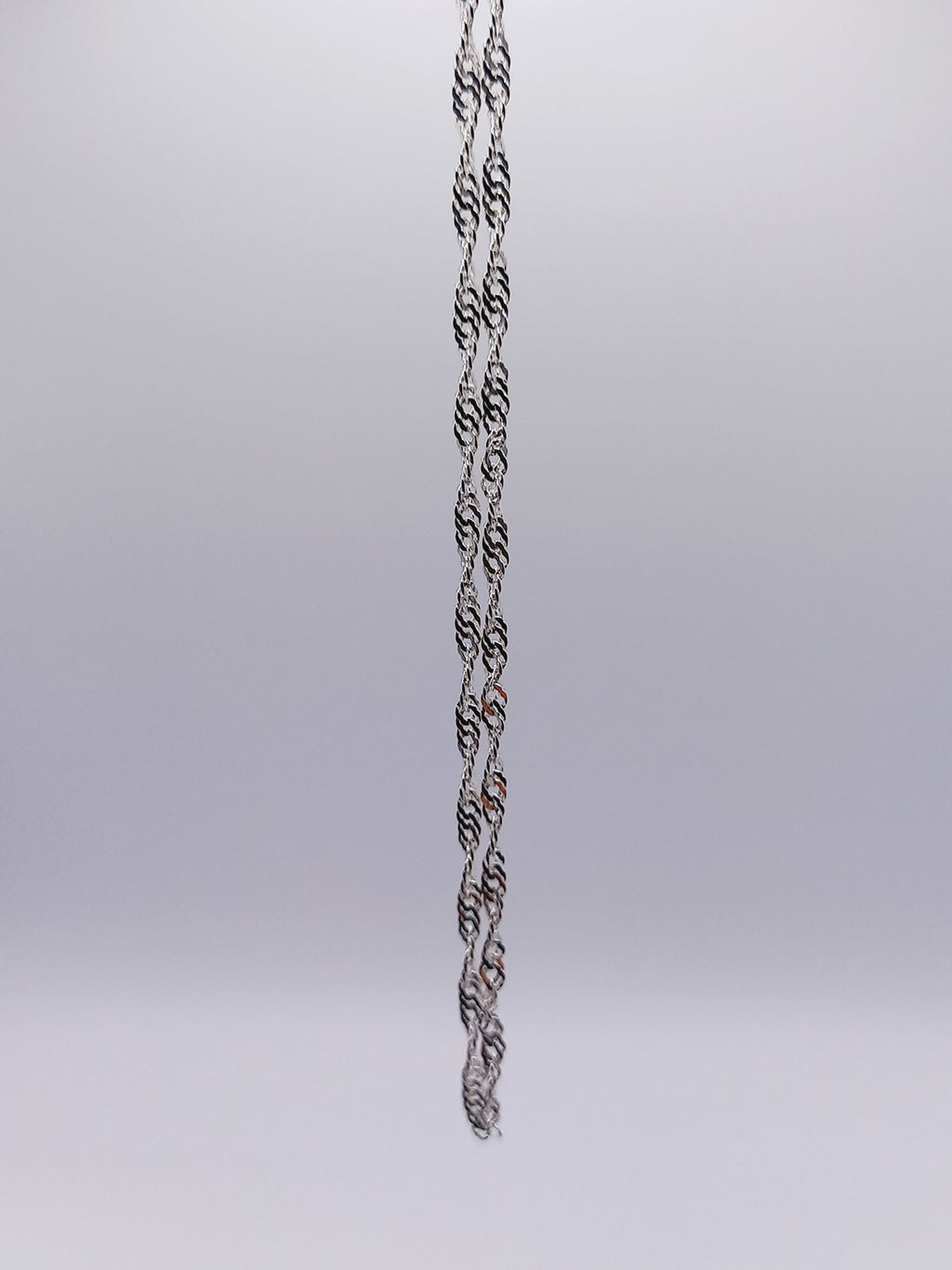 Cadena de Plata Modelo Singapur 50 cm.