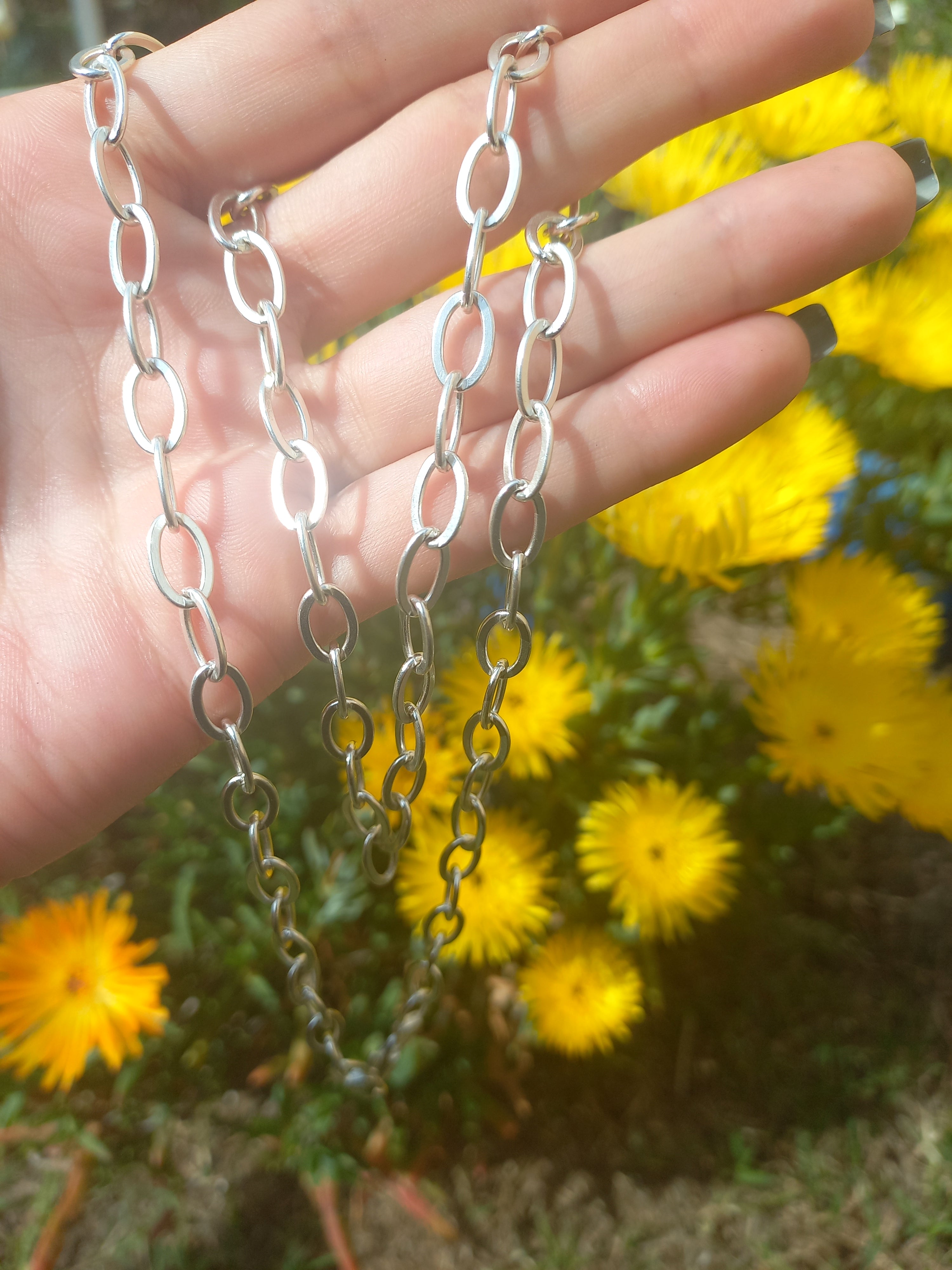 Cadena Rolo 60 cm. Plata 925