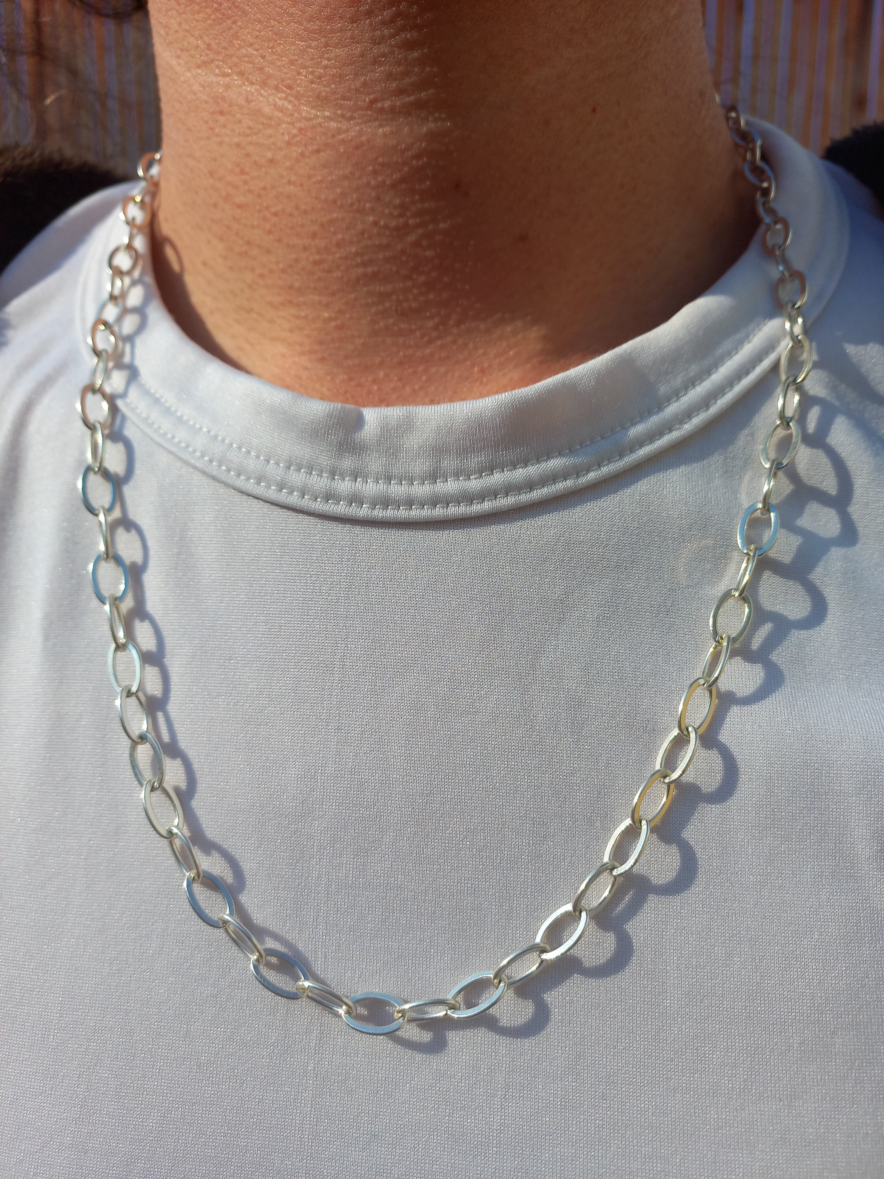 Cadena Rolo 60 cm. Plata 925