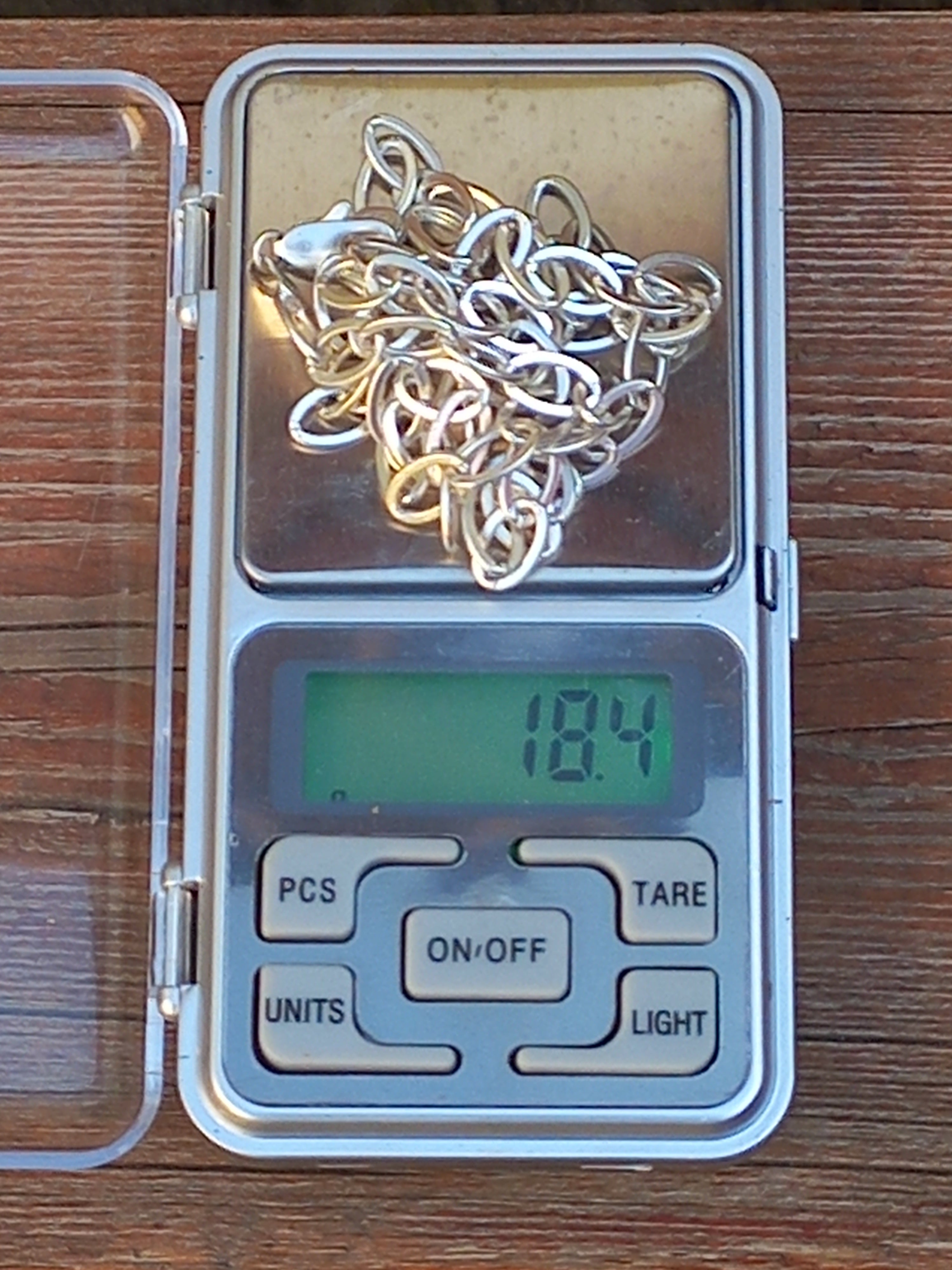 Cadena Rolo 60 cm. Plata 925