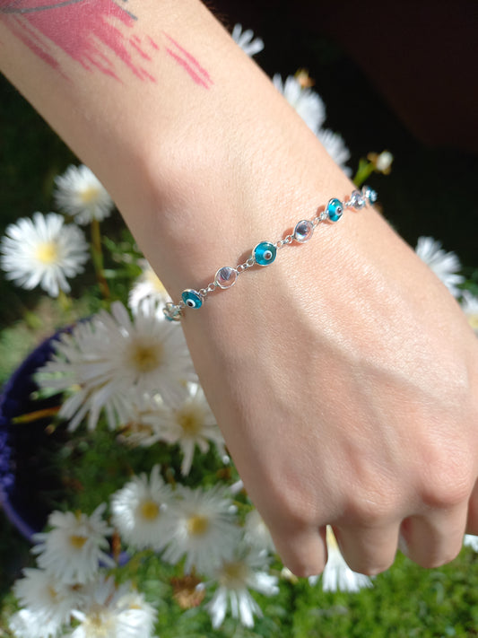 Pulsera Ojo Turco con Circones.