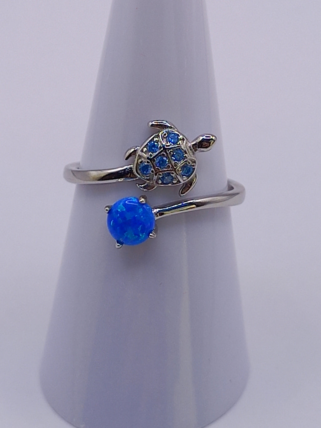 Anillo Ajustable Plata 925 de Tortuga.