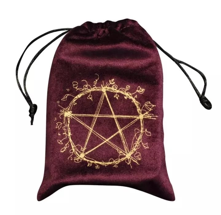 Bolsa de Almacenamiento Cartas Tarot, Modelo Pentáculo.